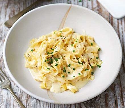 Fettuccine alfredo recipe