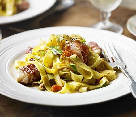 Easy scallop pasta recipe