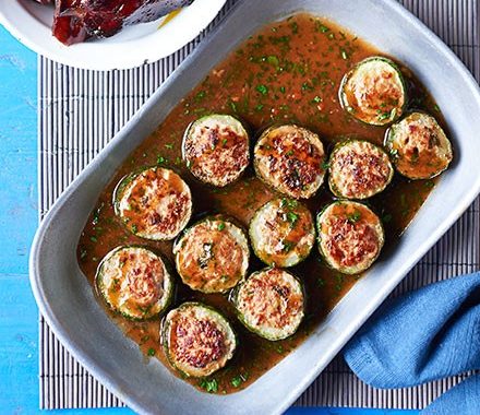 Fried stuffed cucumbers recipe