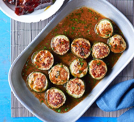 Fried stuffed cucumbers recipe 
