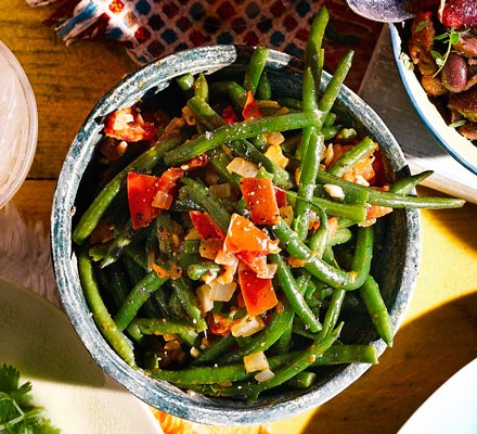 Fry bodi (Caribbean green beans) recipe 