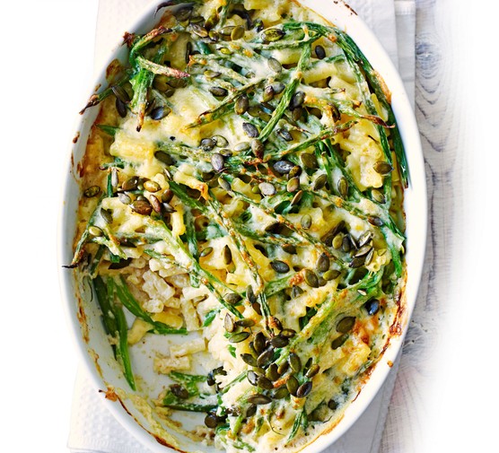Green bean mac ’n’ cheese recipe 