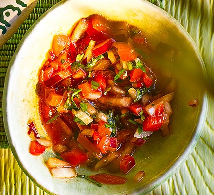 Smoky tomato pepper salsa recipe 