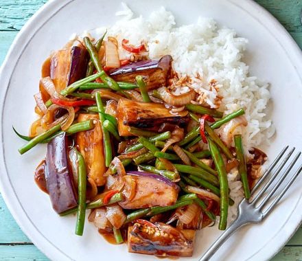 Hot & sour aubergine recipe