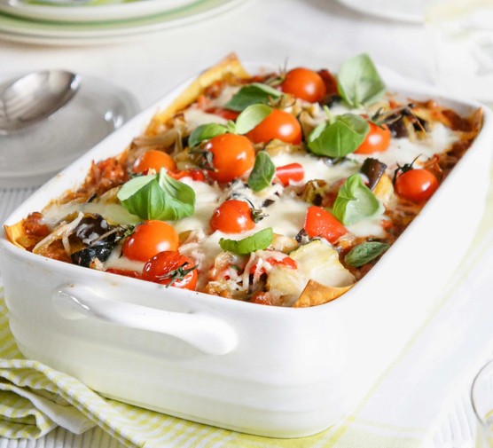Lighter vegetable lasagne recipe 