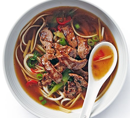 Oyster beef with soupy noodles recipe 