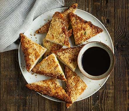 Sesame prawn toast recipe