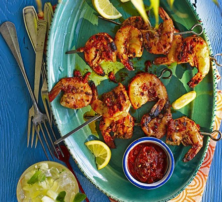 Roasted chilli prawns recipe 
