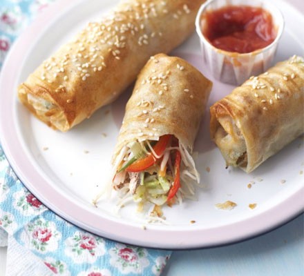 Easy spring rolls recipe 