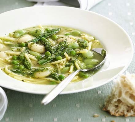 Springtime minestrone recipe 