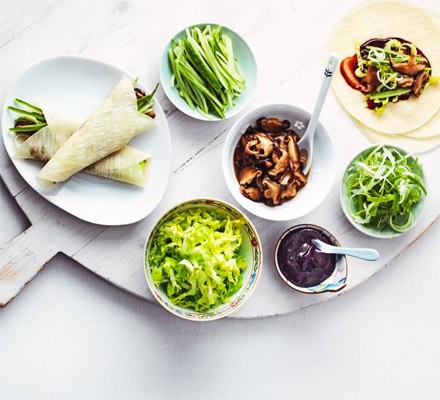 Veggie Chinese pancakes recipe 