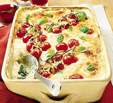 Fresh lasagne with pesto recipe 
