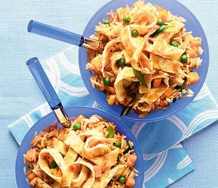 Eggy fried rice recipe