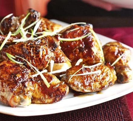 Festive golden five-spice chicken recipe 