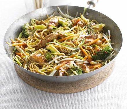 Quick chicken chow mein recipe