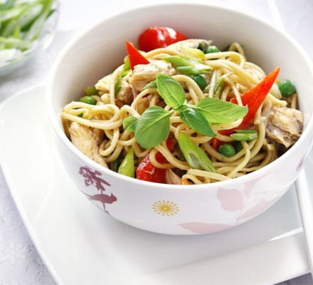 Tasty chicken noodles recipe 