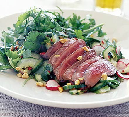 Chilli & lime steak salad recipe 