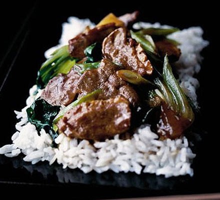Wok-fried duck & oyster sauce recipe 