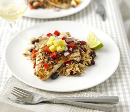 Cajun turkey steaks with pineapple salsa recipe