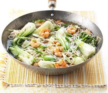 Super-fast prawn noodles recipe