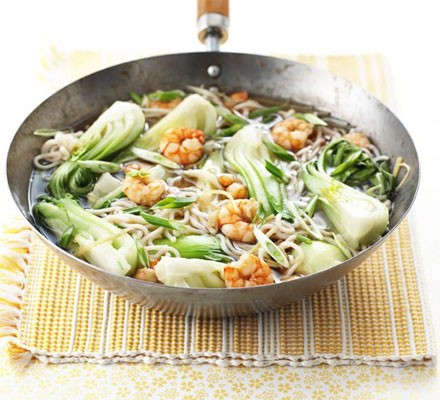 Super-fast prawn noodles recipe 