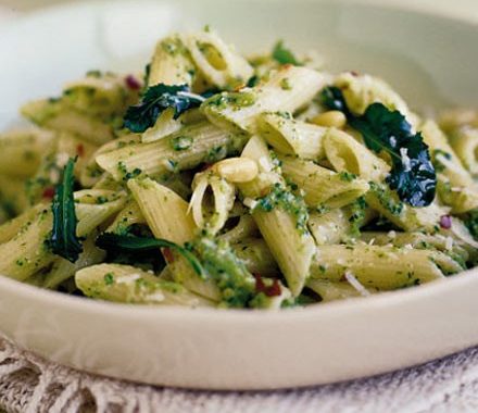 Broccoli pesto pasta recipe