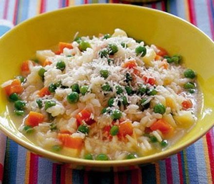 Creamy veggie risotto recipe