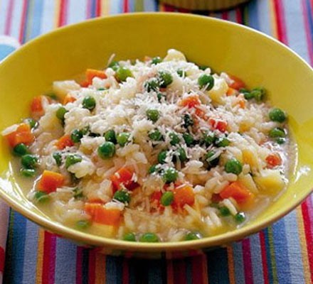 Creamy veggie risotto recipe 