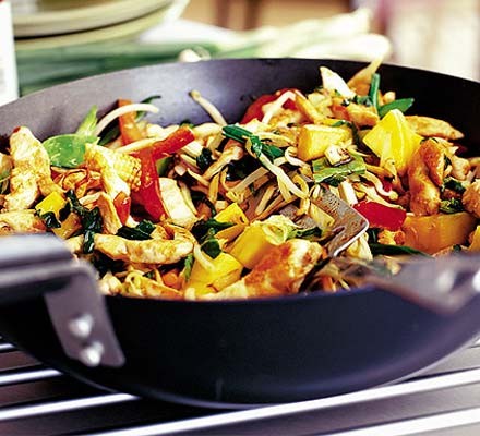 Chicken & mango stir fry recipe 