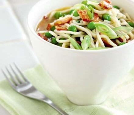 Smoky bacon pot noodle for one recipe