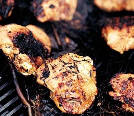Spiced smoky barbecued chicken  recipe