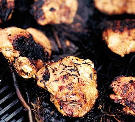 Spiced smoky barbecued chicken  recipe 