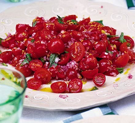 Tomato & mint salad recipe 