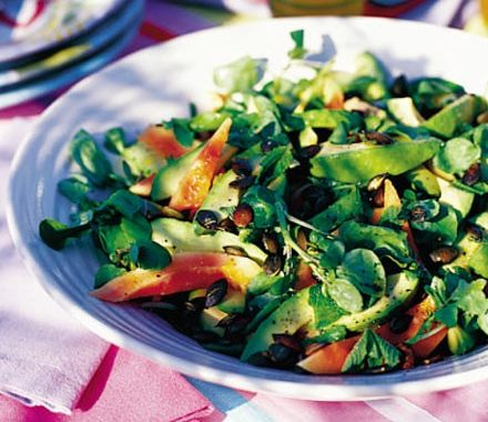 Exotic avocado salad recipe
