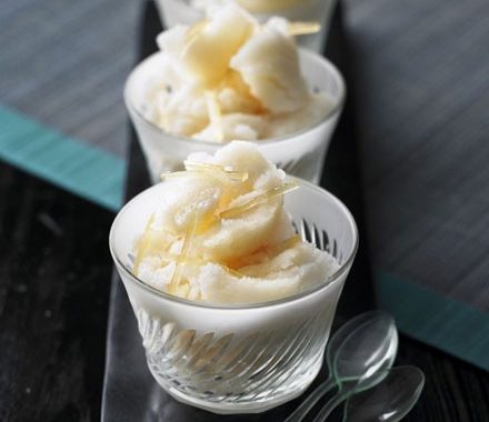Lychee & ginger sorbet recipe