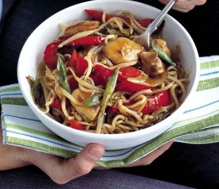 Quick chicken noodles recipe