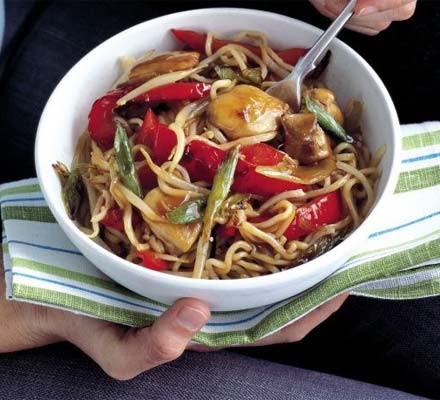 Quick chicken noodles recipe 