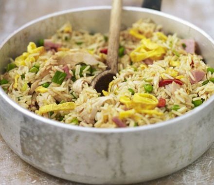 Speedy spicy turkey rice recipe