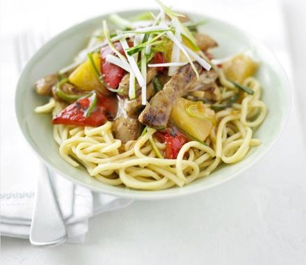 Sweet & sour pork stir-fry recipe