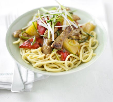 Sweet & sour pork stir-fry recipe 