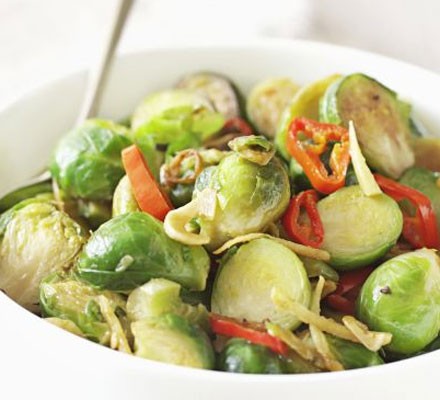 Spicy stir-fried sprouts recipe 