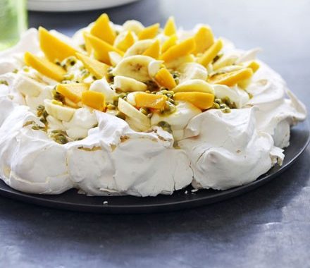Tropical pavlova recipe
