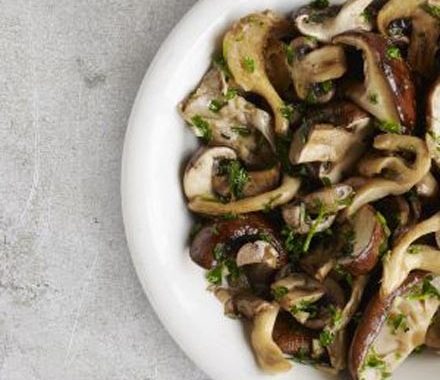 Roasted herby mushrooms recipe