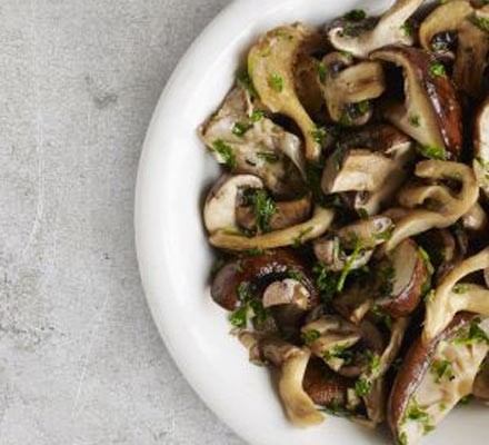 Roasted herby mushrooms recipe 