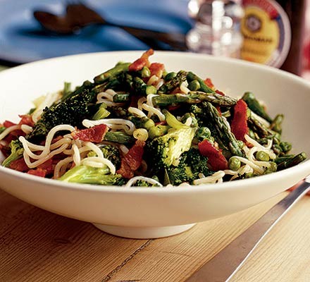 Spring vegetable noodles recipe 