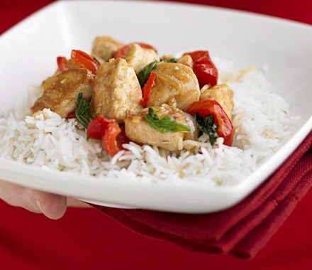 Chicken stir-fry in 4 easy steps recipe
