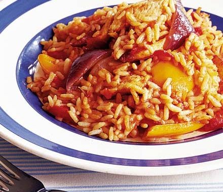 Italian rice with chicken recipe