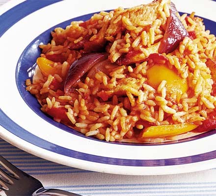 Italian rice with chicken recipe 