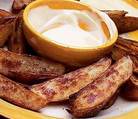 Spiced potato wedges recipe