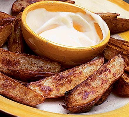 Spiced potato wedges recipe 